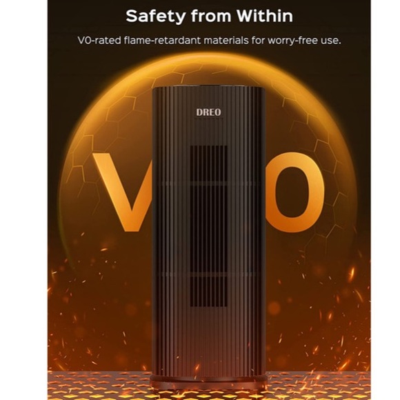 COPY - Amazon Black Dreo Indoor Electric Space Heater - Picture 4 of 5